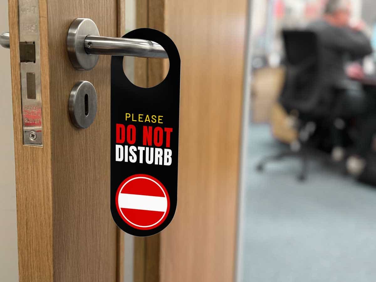 A photo of Door Hangers from Fullspectrumpm.co.uk