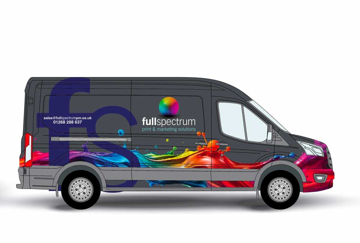 A photo of Vehicle Vinyl Signage & Decals from Fullspectrumpm.co.uk